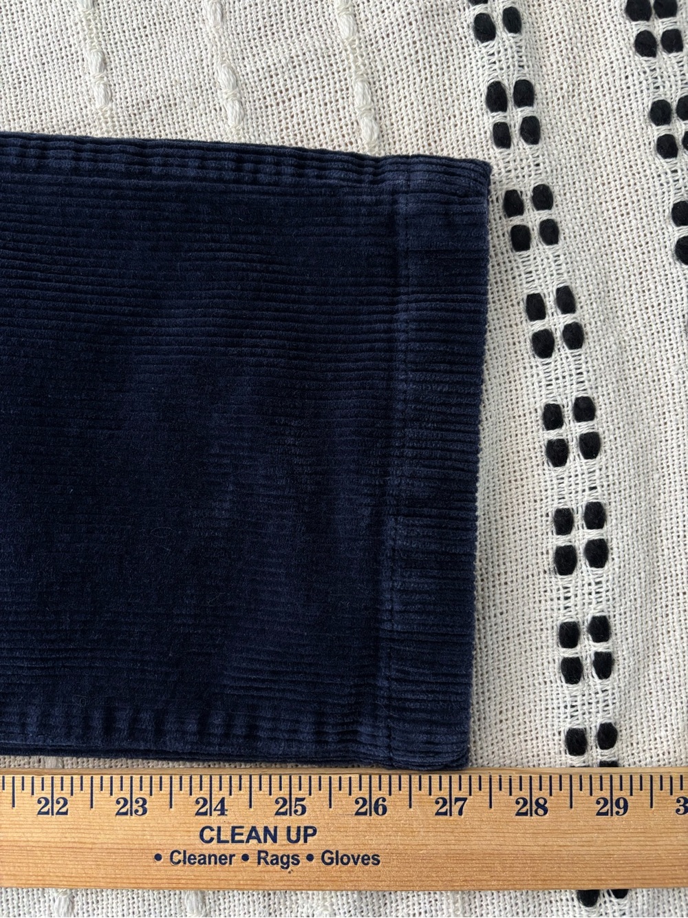 LOFT Women’s Navy Blue Corduroy Straight Leg Pants Size 10 / 30 - Picture 12 of 12